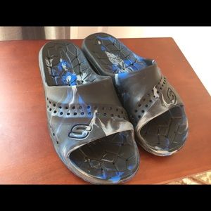 Big Boys Skechers Slides Sandals - 6
